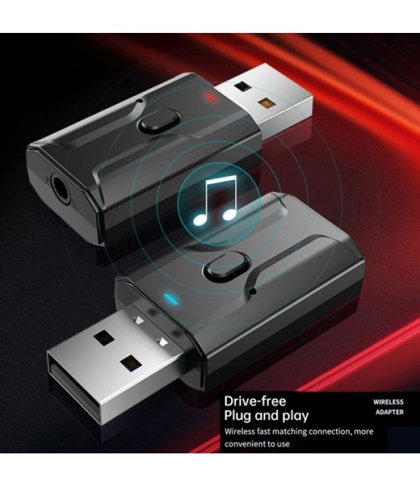 Bluetooth 5.0 Audio Receiver Transmitter AUX USB 3...