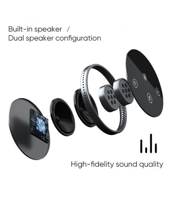 Desktop USB Conference Speakerphone Microphone 360° Omnidirectional Condenser Plug &amp; Play PC Computer Mic with Speaker Touch