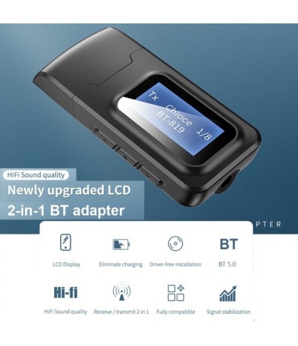 Wireless Adapter Bluetooth 5.0 Audio Transmitter R...