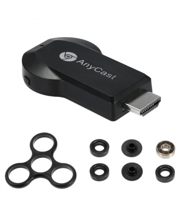 AnyCast M2 Plus Wireless WiFi Display Dongle Receiver 1080P HD Interface TV Stick DLNA Airplay Miracast + DIY Tri Fidget Spinner