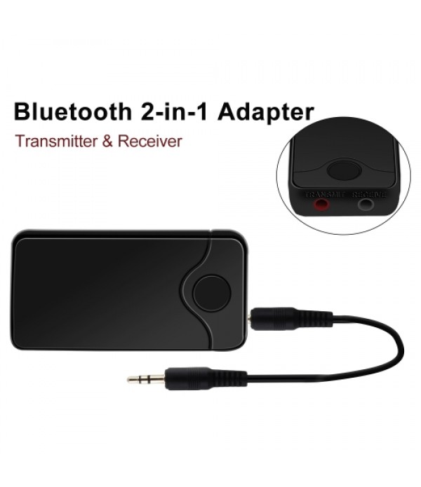 B18 2 in 1 BT Transmitter &amp; Receiver BT Audio Adapter 3.5mm Stereo Audio Player Wireless A2DP