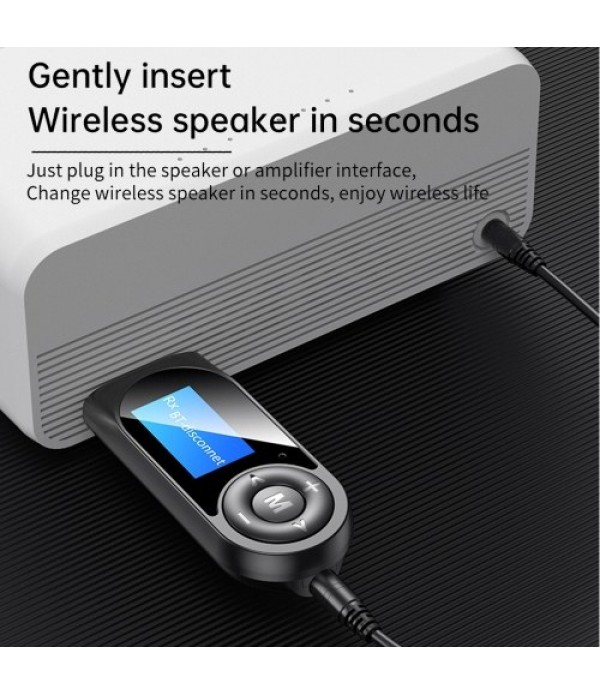 T13 USB Audio Transmitter Receiver Bluetooth 5.0 W...