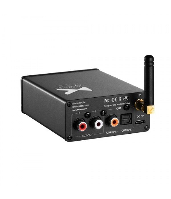 XDUOO XQ-50 PRO Bluetooth 5.0 Audio Receiver Converter DAC Type C HD CS8406 ES9018K2M Decoder Receiver Converter