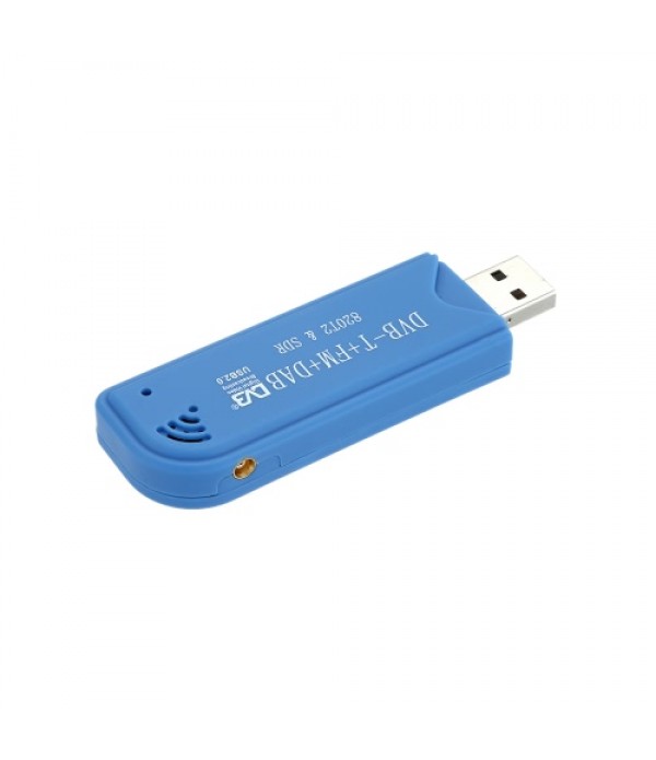 Mini Portable Digital USB 2.0 TV Stick DVB-T + DAB + FM RTL2832U + R820T2 Support SDR Tuner Receiver