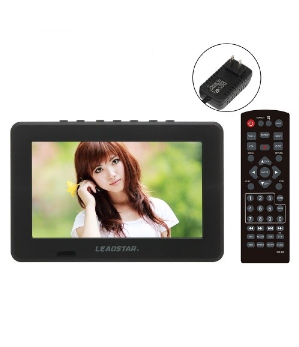 LEADSTAR Mini 7 inch ATSC Digital Analog Television 800x600 Resolution Portable Video Player Support PVR USB TF Card 800mah Batt