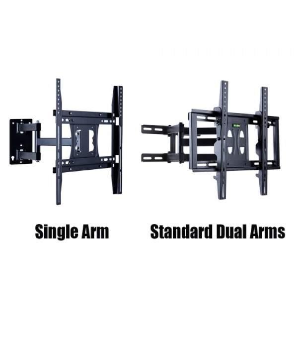 UNHO Monitor Arm Television Screw Bracket Multi-directional Motion 26''-55'' 22''-50'' LCD LED Monitor Holder Arm Mount Bracket 