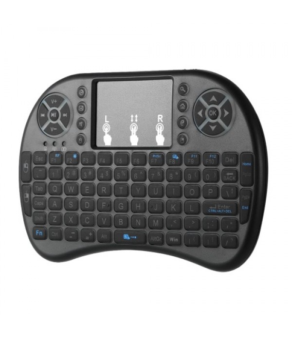 Backlit 2.4GHz Wireless Keyboard Air Mouse Touchpad Handheld Remote Control Backlight + DIY Tri Fidget Spinner