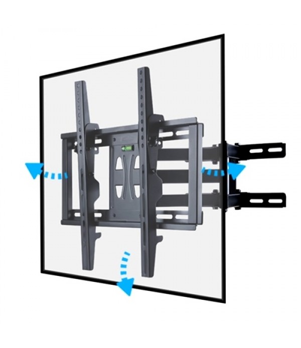 UNHO Monitor Arm Television Screw Bracket Multi-directional Motion 26''-55'' 22''-50'' LCD LED Monitor Holder Arm Mount Bracket 