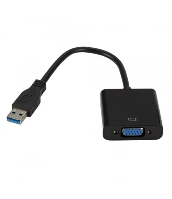 USB3.0 To VGA Adapter USB to VGA External Video Card VGA Converter for Desktop Laptop PC to Monitor Projector