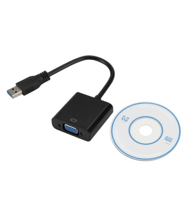 USB3.0 To VGA Adapter USB to VGA External Video Card VGA Converter for Desktop Laptop PC to Monitor Projector