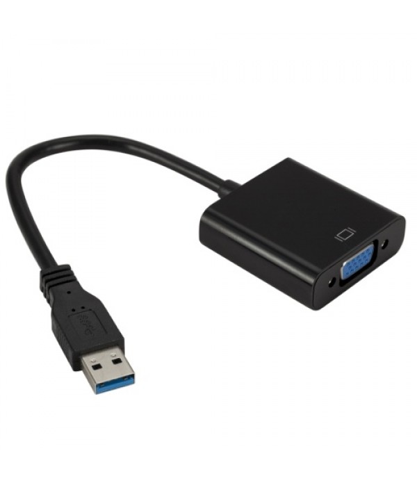 USB3.0 To VGA Adapter USB to VGA External Video Card VGA Converter for Desktop Laptop PC to Monitor Projector