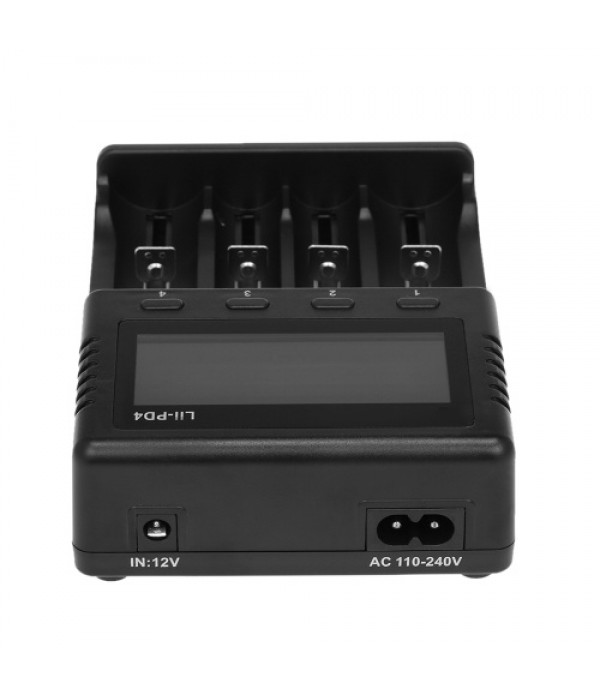 Lii-PD4 Intelligent Battery Charger Smart Charger w/ 4 Battery Slots LCD Display for Ni-MH Ni-Cd Li-ion Rechargeable Batteries