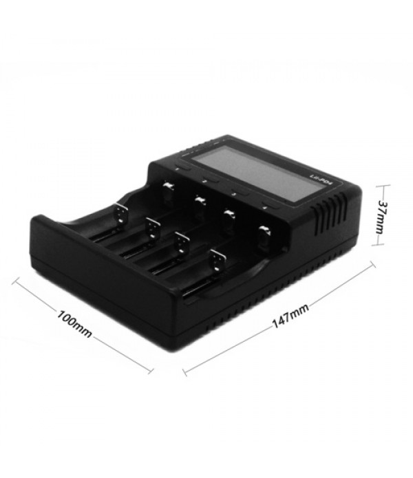 Lii-PD4 Intelligent Battery Charger Smart Charger w/ 4 Battery Slots LCD Display for Ni-MH Ni-Cd Li-ion Rechargeable Batteries