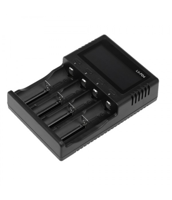 Lii-PD4 Intelligent Battery Charger Smart Charger w/ 4 Battery Slots LCD Display for Ni-MH Ni-Cd Li-ion Rechargeable Batteries