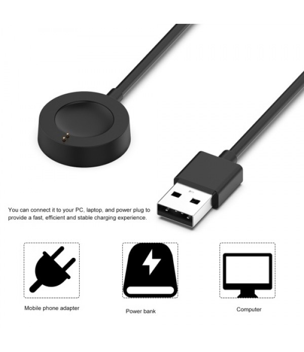 1m/3.3ft Smart Band Fast Charger Replacement for Fossil Gen 4 Gen 5 Portable Wireless USB Charging Cable