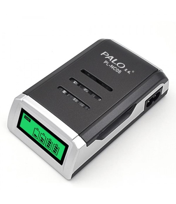 PALO Battery Charger for AA/AAA Ni-MH/Ni-Cd Rechargeable Batteries