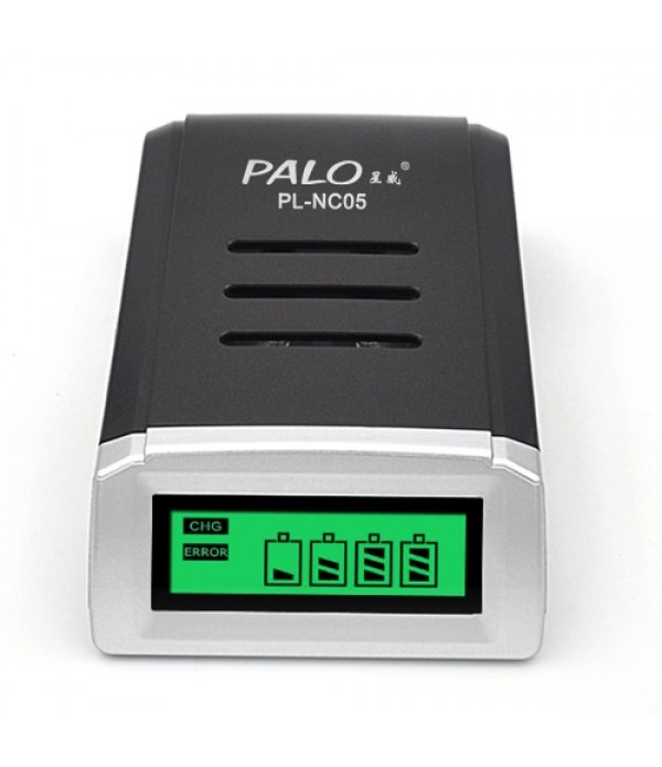 PALO Battery Charger for AA/AAA Ni-MH/Ni-Cd Rechargeable Batteries