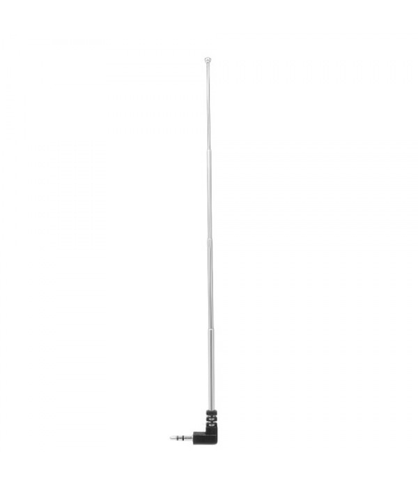 FM Radio Antenna 3.5mm Retractable Aerial 4 Sections L-Shape 240mm Antenna