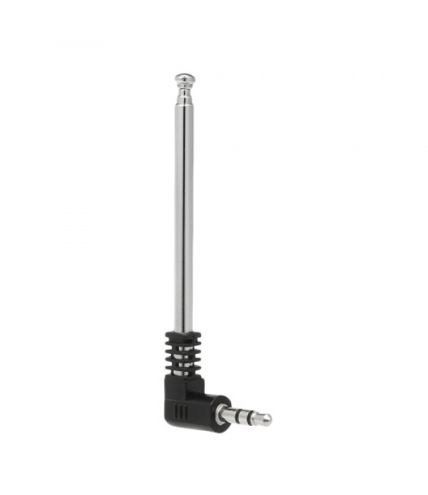 FM Radio Antenna 3.5mm Retractable Aerial 4 Sectio...